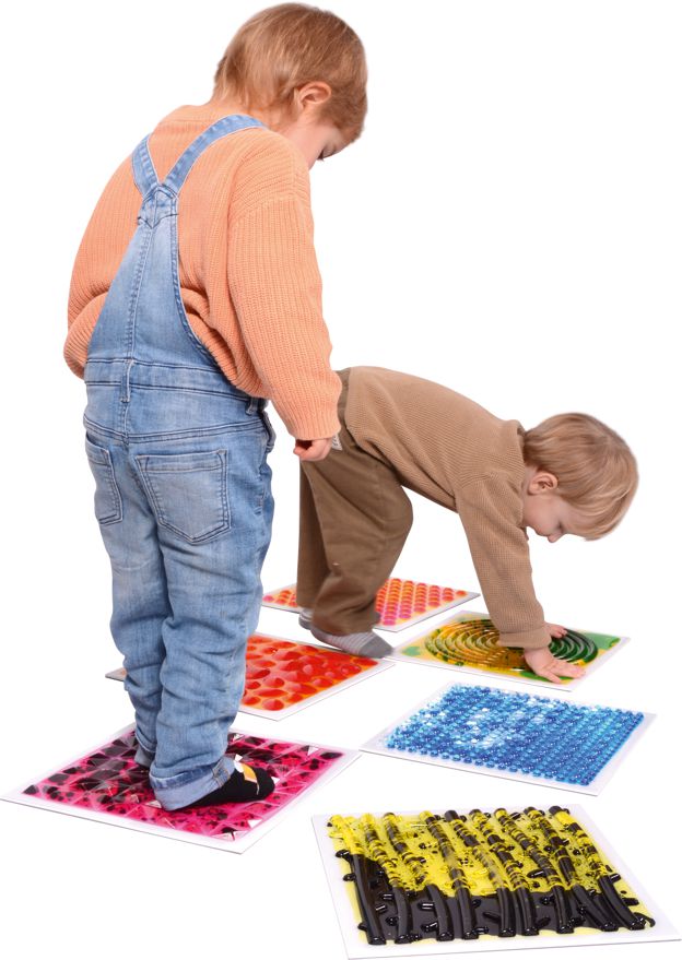 3D-Sensorik-Platten 30 x 30 cm, 6er Set